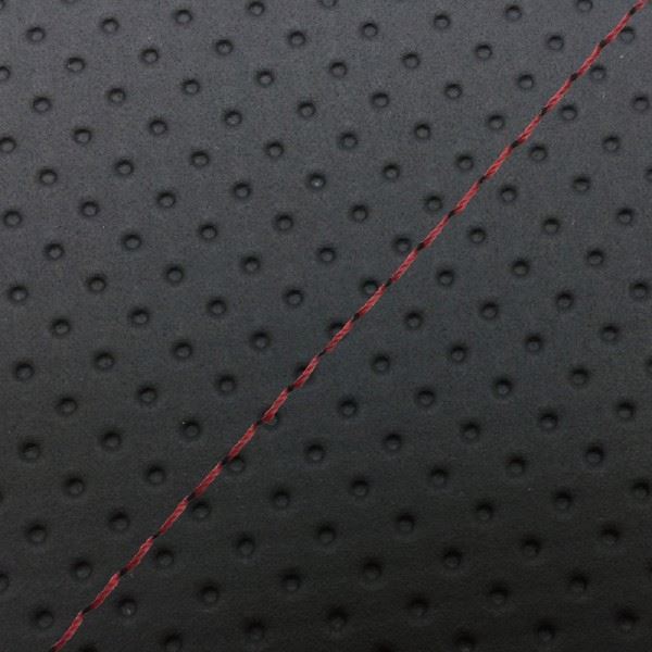 グロンドマン GH24YC420S40 国産シートカバー 張替タイプ フルエンボスブラック/赤ステッチ スーパージョグ/ZR(3YK) バイク/二輪車用