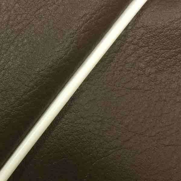 グロンドマン GH24YC500P20 国産シートカバー 張替タイプ ダークブラウン/白パイピング スーパージョグ/ZR(3YK) バイク/二輪車用