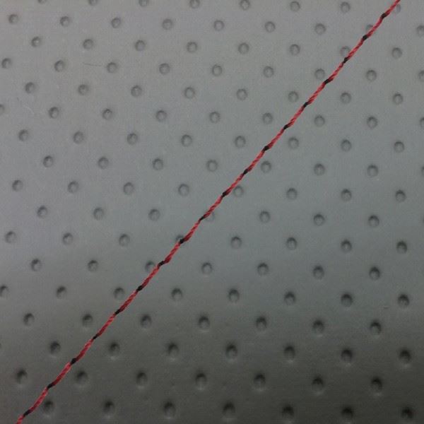 グロンドマン GH36HC410S40 国産シートカバー 張替タイプ フルエンボスグレー/赤ステッチ トピック(AF38) バイク/二輪車用