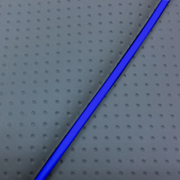 グロンドマン GH42HC410P50 国産シートカバー 張替タイプ フルエンボスグレー/青パイピング トゥデイ(AF61) バイク/二輪車用