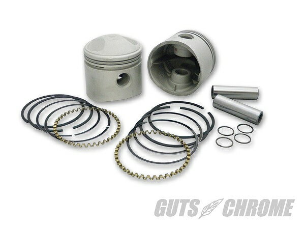 V-TWIN 11-0221 V-TWIN ピストン&リングセット .050オーバーサイズ 1200cc用 ガッツ クローム 11-0221