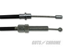 PREMIUM CABLE 2300-2012 70-84年FX,FLモデル ブラック クラッチケーブル 約127cm ガッツ クローム 2300-2012