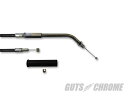 PREMIUM CABLE 2300-2021 96-03年XLモデル用 スロットルケーブル ガッツ クローム 2300-2021