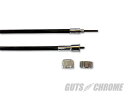 PREMIUM CABLE 2300-2100 スピードメーターケーブル フロント 40インチ ガッツ クローム 2300-2100