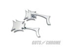 GUTS CHROME ガッツ クローム 2320-0003 マルチーズ ミラー 左右セット ガッツ クローム 2320-0003
