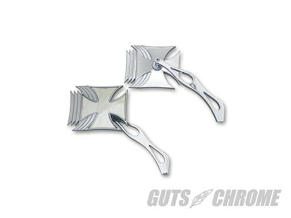 GUTS CHROME ガッツ クローム 2320-0005 クロスミラー タイプ1 左右セット ガッツ クローム 2320-0005 1