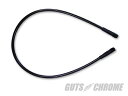 GUTS CHROME ガッツ クローム 2702-1027 ブレーキホース ブラックフィッティング 28インチ ガッツ クローム 2702-1027