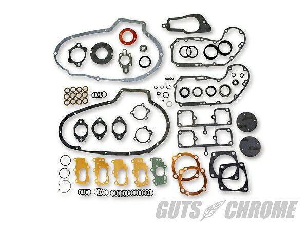 【セール対象品】James Gaskets ジェームズ ガスケット JGI-17026-73 エンジンコンプリートガスケットキット 72-85年 XL用 ガッツ クローム jgi-17026-73