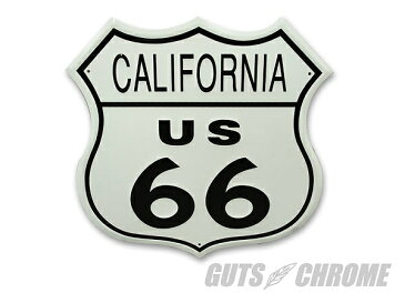 コニシパーツ KO-035 メタルサイン Route 66 California ガッツ クローム ko-035