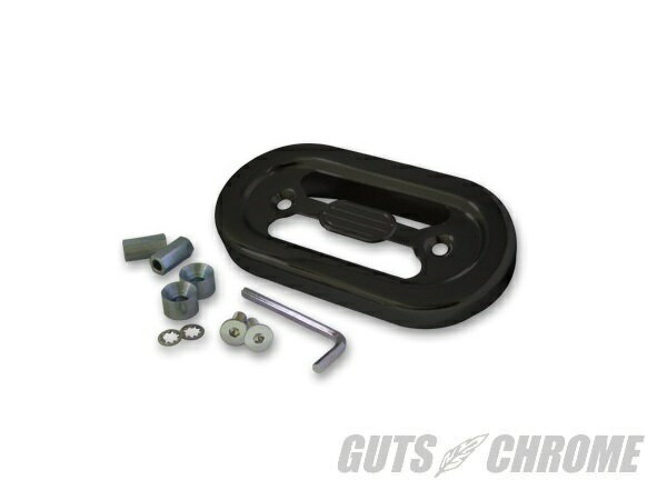 GUTS CHROME ガッツ クローム 5101-0013pc 89-99年ソフテイル用 ブラックレギュレーターカバー ガッツ ..