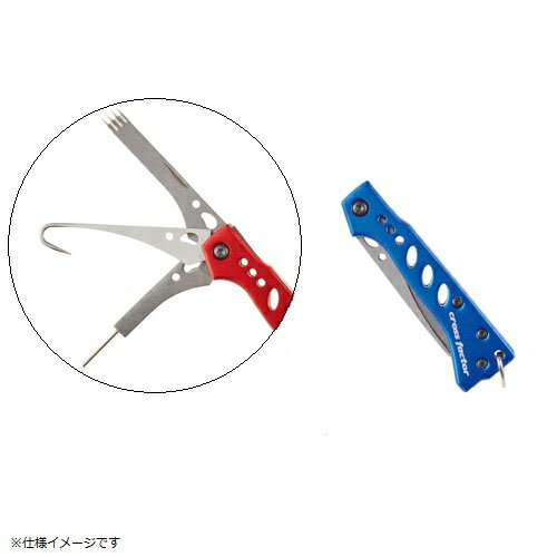 クロスファクター CROSS FACTOR ATK755-BL スクイッドブレードプラス ブルー アクセサリー ナイフ ギャフ カンナ 釣り 折りたたみ 浜田商会