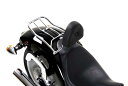 ヘプコ&ベッカー 611962-00-02 ソロラック バックレスト付 シルバー VT1300CX リアキャリア 荷台 荷物置き 背もたれ HEPCO&BECKER