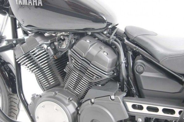 ヘプコ&ベッカー 4204538-03 シリンダーヘッドガード ブラック ボルト XVS950R SCR950 保護 外装 パーツ HEPCO&BECKER