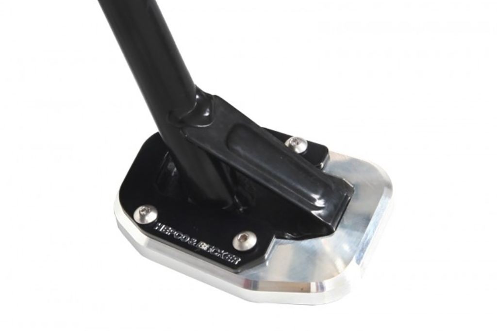 ヘプコ&ベッカー 42117562-00-91 サイドスタンド エンラージメント シルバー/ブラック モンスター1200S/R スタンドプレート 転倒防止 拡張 HEPCO&BECKER