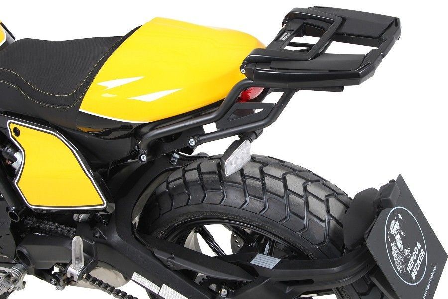 ヘプコ&ベッカー 6617593-01-01 トップケースキャリア イージーラック ブラック スクランブラー リアキャリア 荷台 荷物置き HEPCO&BECKER