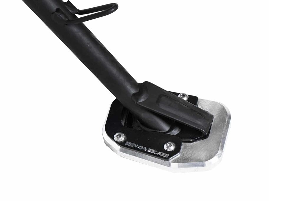 ヘプコ&ベッカー 42117615-00-91 サイドスタンド エンラージメント シルバー/ブラック モンスター937 スタンドプレート 転倒防止 拡張 HEPCO&BECKER