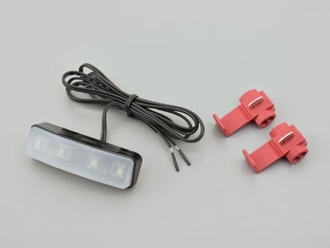デイトナ 73302 4LEDライセンスランプ単体 スクエアタイプ デイトナ 73302