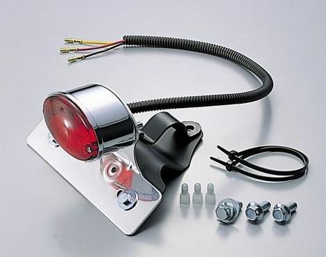 ハリケーン HA5774 リア フェンダーレスキット ブラック ビッグボーイ. キャッツアイミニテールランプ..