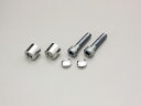 ハリケーン HA6291 ミラースペーサーセット クロームメッキ M10正ネジ/M10逆ネジ用 ローアングルミラー用 ハリケーン ha6291