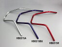 ハリケーン HB0215A スーパーナロー シルバーアルマイト 外径φ22,2mm 内径φ14mm 全高240mm 全巾590mm ハリケーン hb0215a