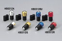 ハリケーン HB0312BU φ22アルミサイドキャップ フライス入 ブルーアルマイト ハンドル内径φ14-19mm適合 汎用タイプ ハリケーン hb0312b...