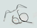 ハリケーン H308-039C 90フォワードアップ ハンドルキット ハンドルセット クロームメッキ XJR400R(98-00)