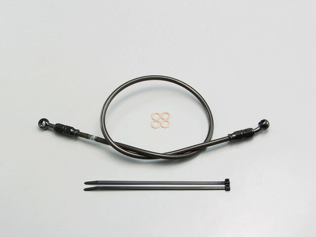 ハリケーン HB7M070SB SURE SYSTEM LINE ブレーキホース メッシュ Mタイプ ブラック 長さ70cm フル・ステンレス製