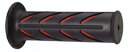 キジマ KIJIMA 201-6777 SP1グリップ ブラック レッド 非貫通タイプ 全長114mm 25.4mmハンドル用 カブ専用 キジマ 201-6777
