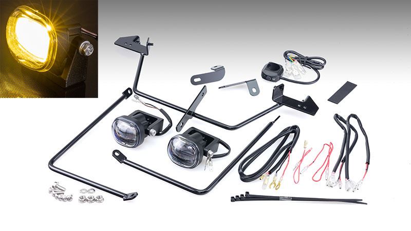 キジマ 205-6162Y フォグランプキット LED イエロー V-ストローム250SX バイク