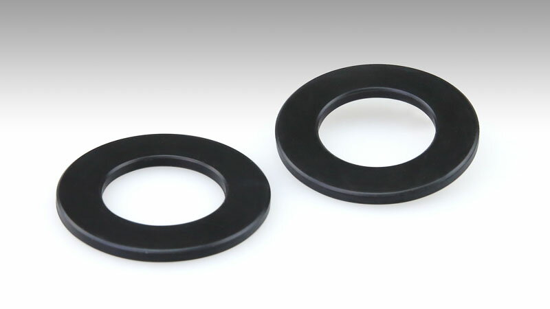 キジマ 201-5971 グリップスペーサー 3mm×φ26×φ45 ラバータイプ 2枚セット スロットルパイプ ハンドル ゴム カスタムグリップ スペーサー