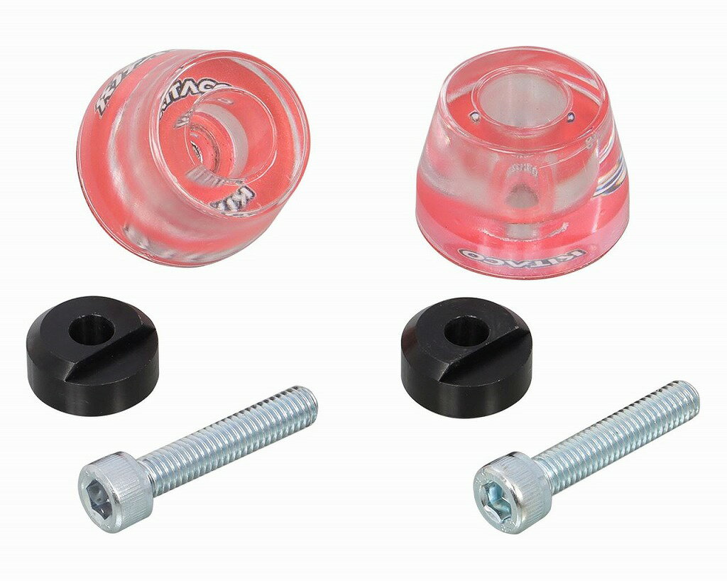 キタコ 506-1320020 クリアバーエンドキャップ レッド ノーマルハンドル用 ダックス125 左右セット バイク ハンドル ドレスアップ