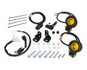 キタコ 800-1827030 LEDシャトルビームキット ライムイエロー CRF250L ビームランプ フォグランプ ライト 2灯 スイッチ付 KITACO