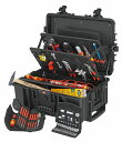 KNIPEX クニペックス 002137 電気技師用ツールセット 63PCE 609×263×428mm
