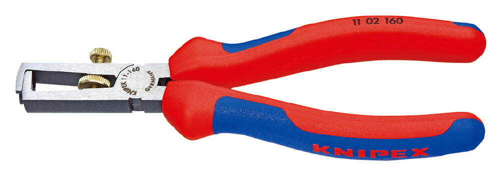 KNIPEX クニペックス 1102-160 エンドワイヤーストリッパー (SB) ストリッピング能力(φmm):5.0 ストリッピング能力(mm2):10 ス...