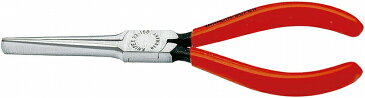 KNIPEX クニペックス 3301-160 ダックビルプライヤー 口先の長さ(mm)：55 ジョイント部の幅(mm)：15 ジョイント部の厚さ(mm)：7.5 口先先端の幅(mm)：3.0 口先先端の厚さ(mm)：9.0 全長(mm)：160 質量(g)：103