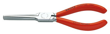 KNIPEX クニペックス 3303-160 ダックビルプライヤー 口先の長さ(mm)：55 ジョイント部の幅(mm)：15 ジョイント部の厚さ(mm)：7.5 口先先端の幅(mm)：3.0 口先先端の厚さ(mm)：9.0 全長(mm)：160 質量(g)：103