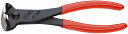 KNIPEX クニペックス 6801-160 エンドカッティングニッパー (SB) 切断能力(軟線;φmm):4.0 切断能力(中硬線;φmm):2.8 切断能...
