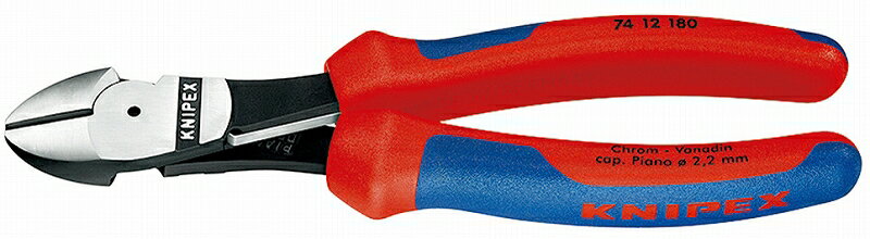 KNIPEX ˥ڥå 7412-180 ХնϷХ˥åѡ (SB) ǽϡmm)3.8 ǽ(mm)2.7 ǽ(...