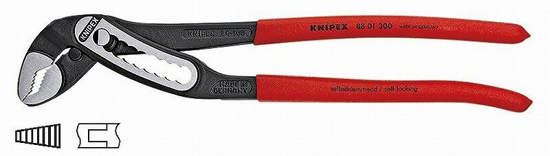 KNIPEX クニペックス 8801-300SB アリゲーター ウォーターポンププライヤー 300mm