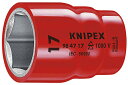 KNIPEX NjybNX 9847-14 (1/2SQ)≏\Pbg 1000V p(SQ)F1/2 TCY(mm)F14 \PbgOa(mm)F24.5 (g)F67