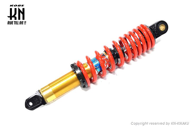 KN企画 YSS-BL110-01 YSS DTG-PLUS 強化リアショック レッド 320mm ベンリー110 バイク サスペンション..