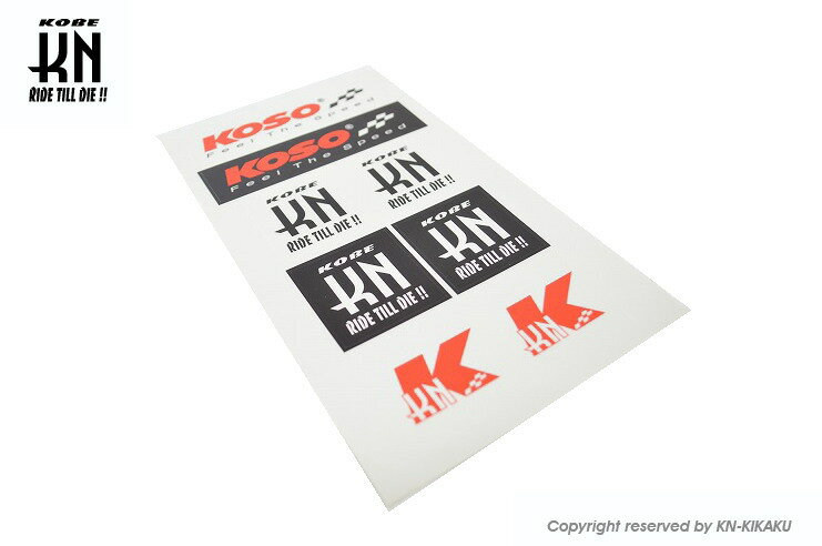 KN企画 KN-SET-04 KOSO コラボステッカー 東京モーターサイクルショー記念ステッカー