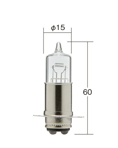 KOITO コイト 0741 二輪車ヘッドランプ用 ノーマルハロゲンバルブ MH6 クリア 12V 40/40W T15 1個入 ハロゲン電球 バイク 小糸