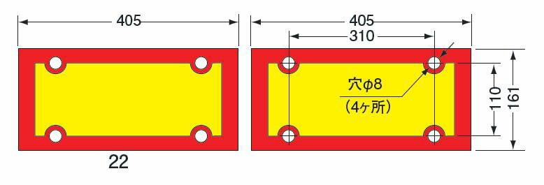KOITO コイト LRJ-2BSD 大型後部反射器 日本自動車工業会型 J型 額縁型 LR-149 トラック 小糸