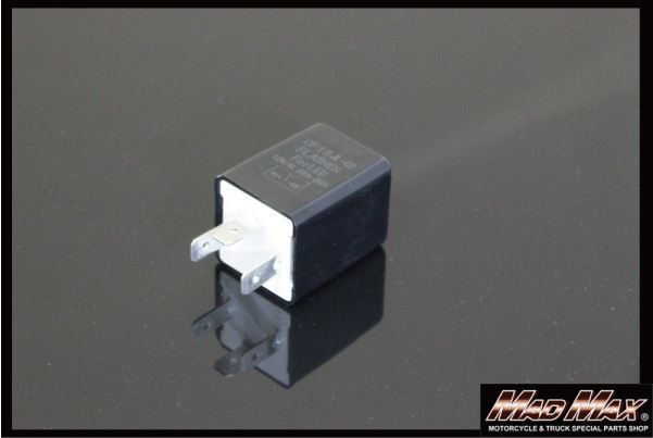 マッドマックス MM19-0276-2 LED対応 汎用ICウインカーリレー(12V 3ピン) CF13 30×30×35mm ウィンカー 指示器 パーツ MADMAX