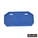 マッドマックス MM50-0462-BL プラスチック製ナンバーフレーム 台形型 ブルー 縦148×横222mm スクーター用(50CC~125CC) ナンバープレート MADMAX