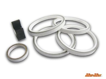 マッドマックス O99-2741S ホイールシール シルバー 幅7mm×長さ2.14m 4本セット ステッカー タイヤ ドレスアップ MADMAX