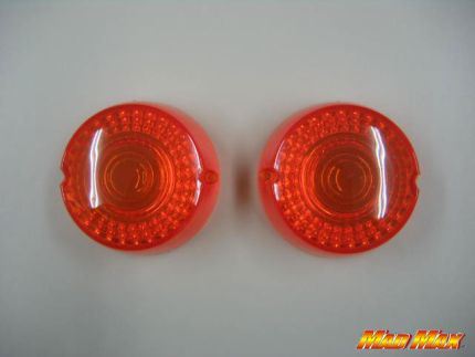 マッドマックス 20-34B4L 純正タイプ 丸型ウインカーレンズ オレンジ 1個 バーディー50(FR50)/K50コレダ ウィンカー 指示器 パーツ MADMAX