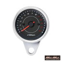 マッドマックス MM07-0072-01 電気式 LEDタコメーター 13000回転 幅66×高さ55mm 汎用(12V専用) 電装 パーツ MADMAX