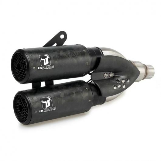 マッドマックス IX-DB5481C2 IXRACE アイエックスレース スリップオン マフラー DCX2 フォージッドカーボン 約550mm BMW NINE T 2022年?2023年